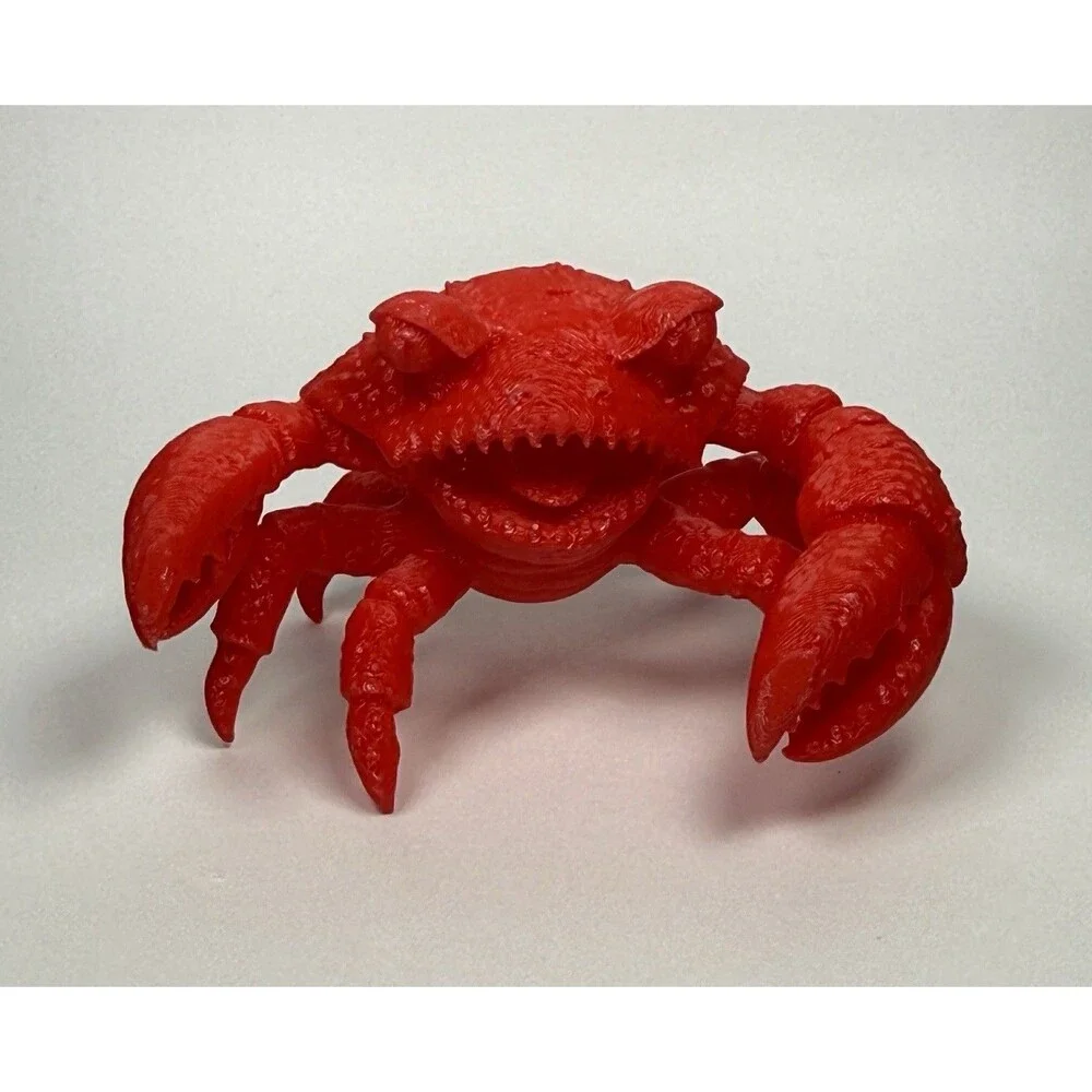 Attack Of The Crab Monsters Red Plastic Toy